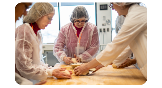 Hands-On Workshop with Pulse-Based Dough at Innovation Event
