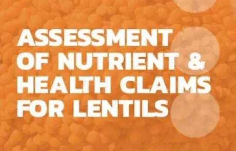 Lentil Nutrient and Health Claims Assessment
